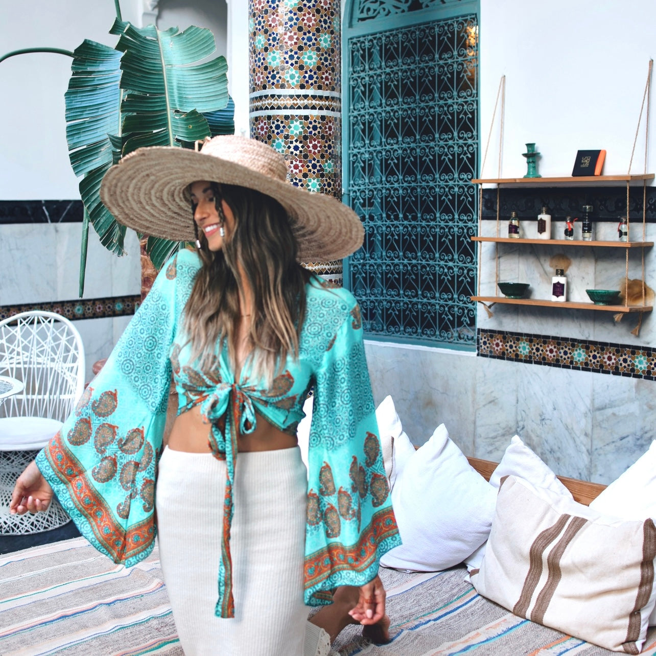 Morocco Blue - Blusa