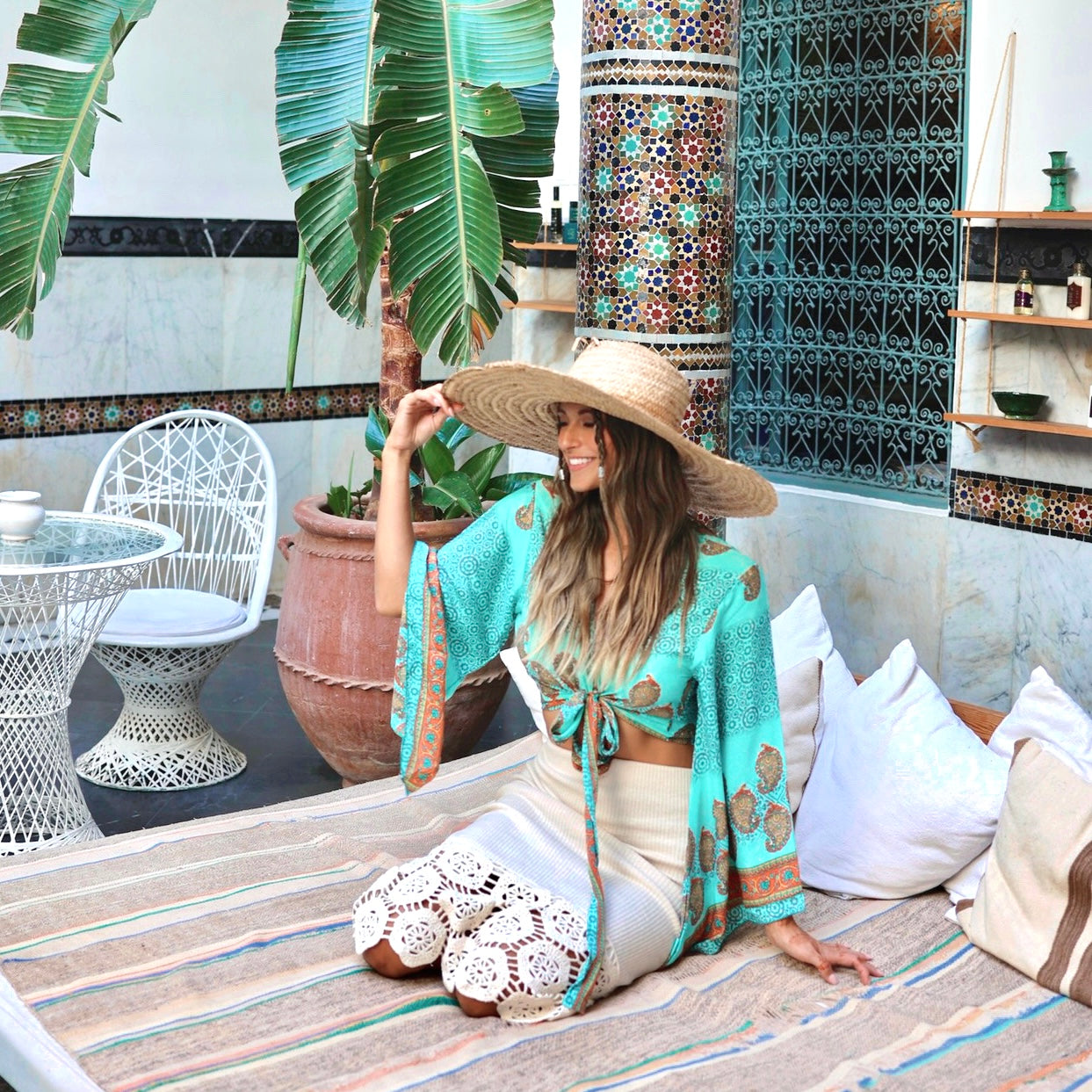 Morocco Blue - Blusa