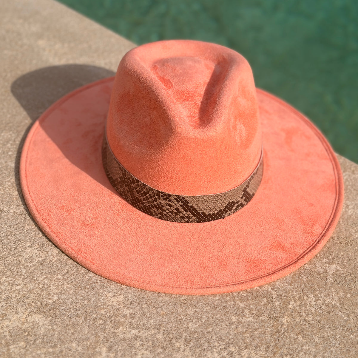 Candy Python - Vegan Suede Hat