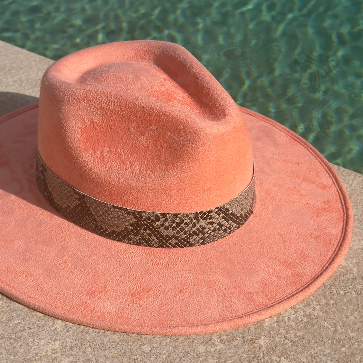 Candy Python - Vegan Suede Hat