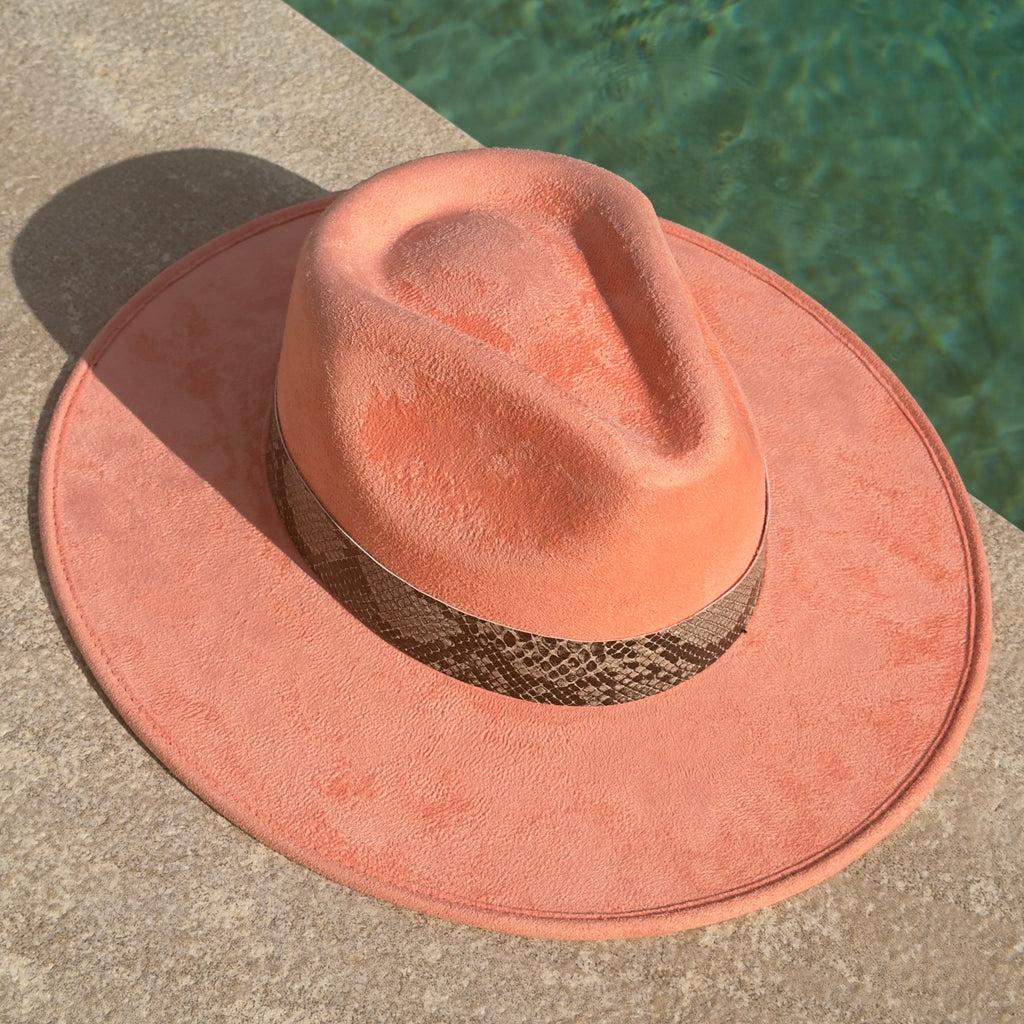 Candy Python - Vegan Suede Hat