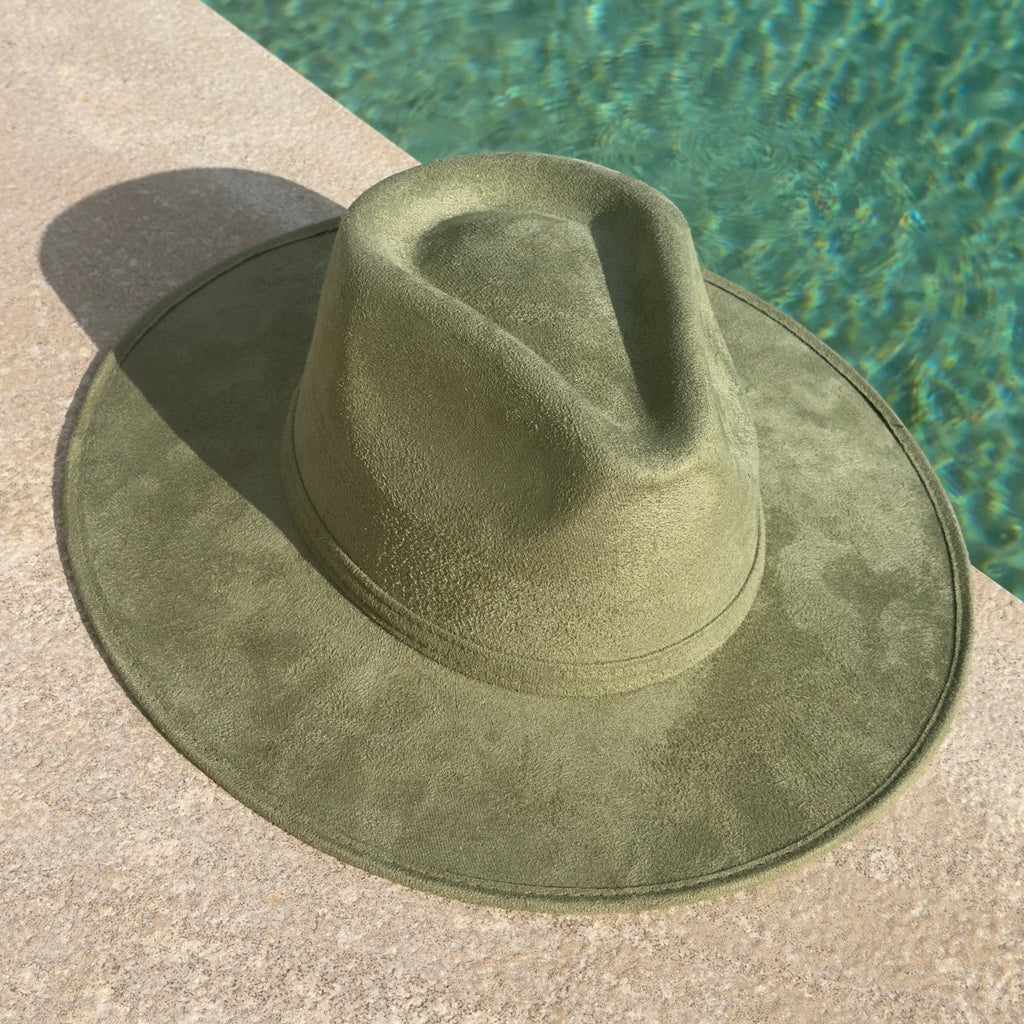 Matcha Green - Vegan Suede Hat