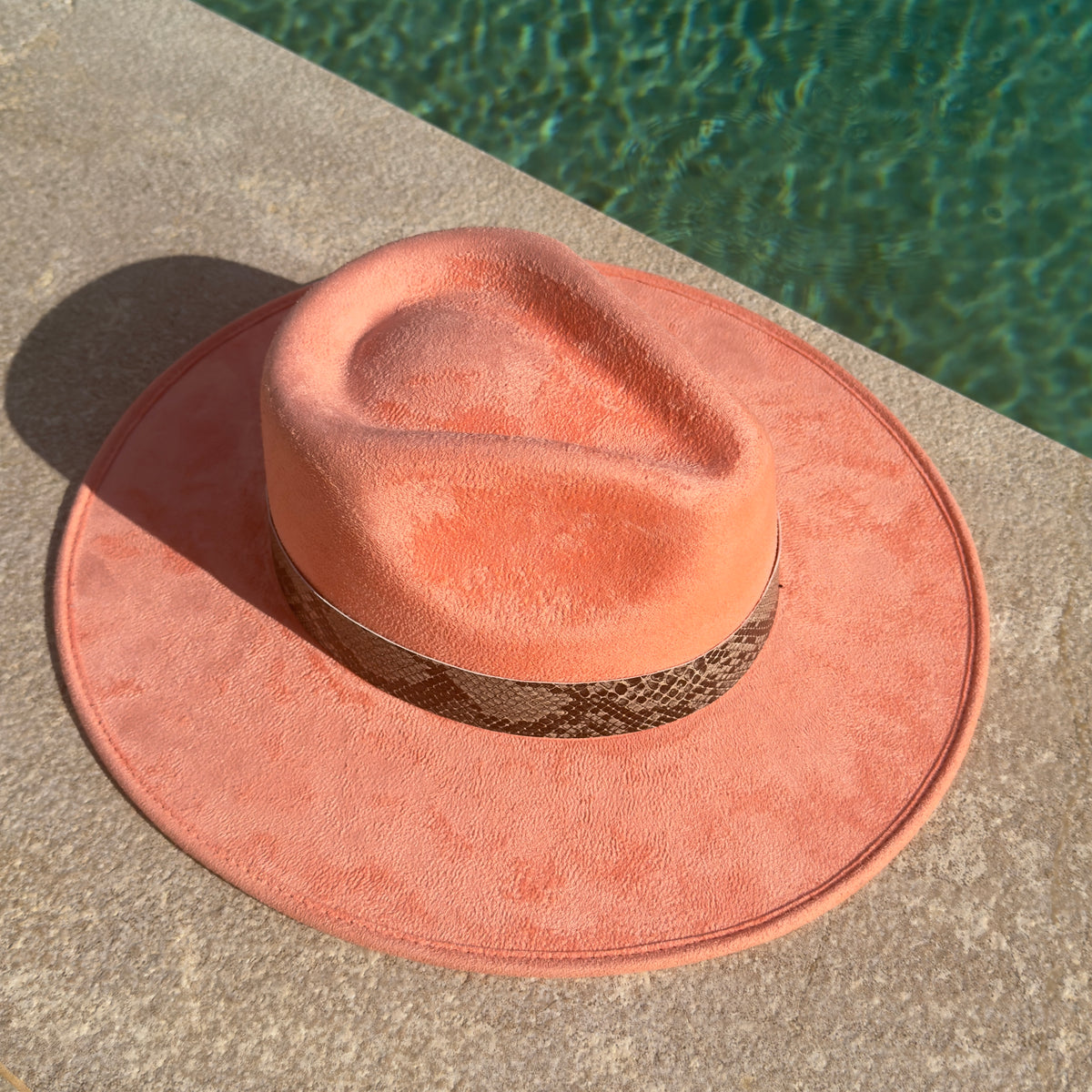 Candy Python - Vegan Suede Hat