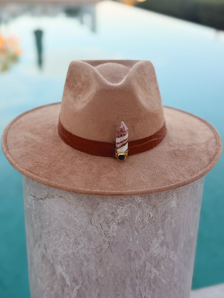 TANZANIA HAT- VEGAN SUEDE