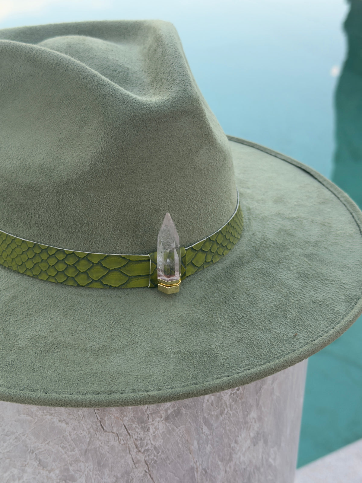 COSTA RICA HAT - VEGAN SUEDE