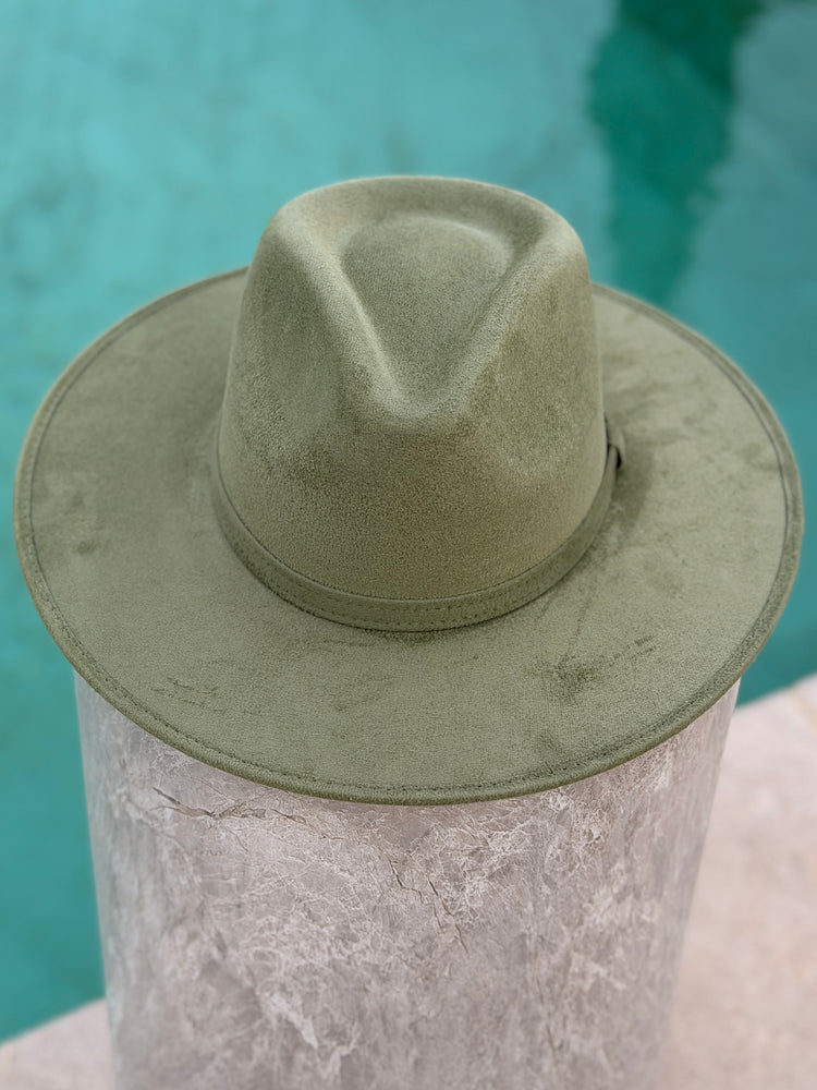 Matcha Green - Vegan Suede Hat