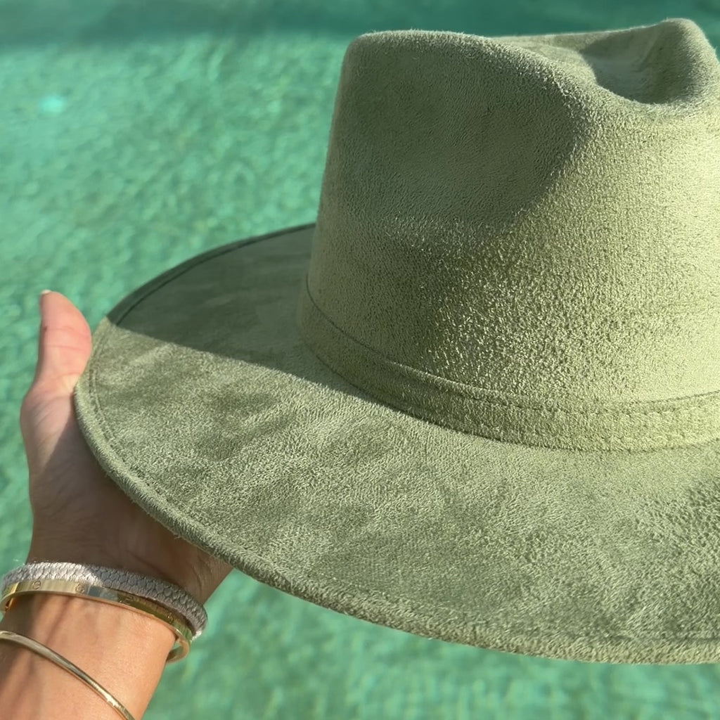 Matcha Green - Vegan Suede Hat