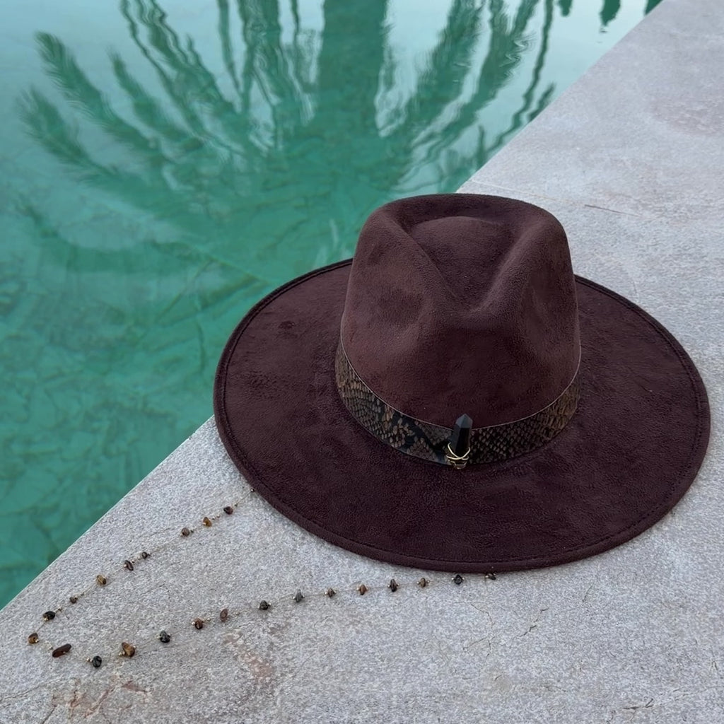 Choco Bliss - Vegan Suede Hat